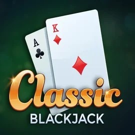 Classic Blackjack slot visual from Red Tiger Gaming available on spinmillsbet.ca