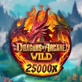 Dragons of Arcane Wild logo by Foxium Spinmills Casino