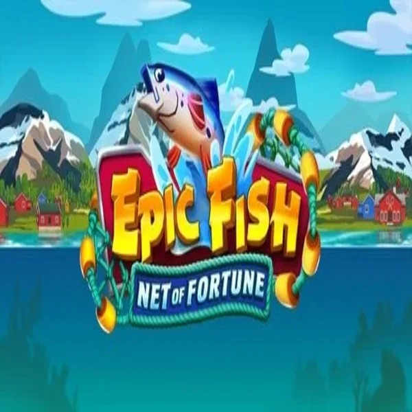 Epic Fish Net of Fortune slot logo by Quickspin at Spinmills CasinoEpic Fish Net of Fortune