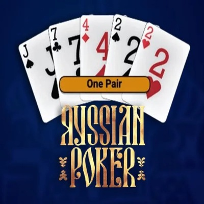 Russian Poker by OneTouch Games, showcased at spinmillsbet.ca – game logo