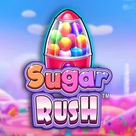 Sugar Rush slot visual from Pragmatic Play available on spinmillsbet.ca